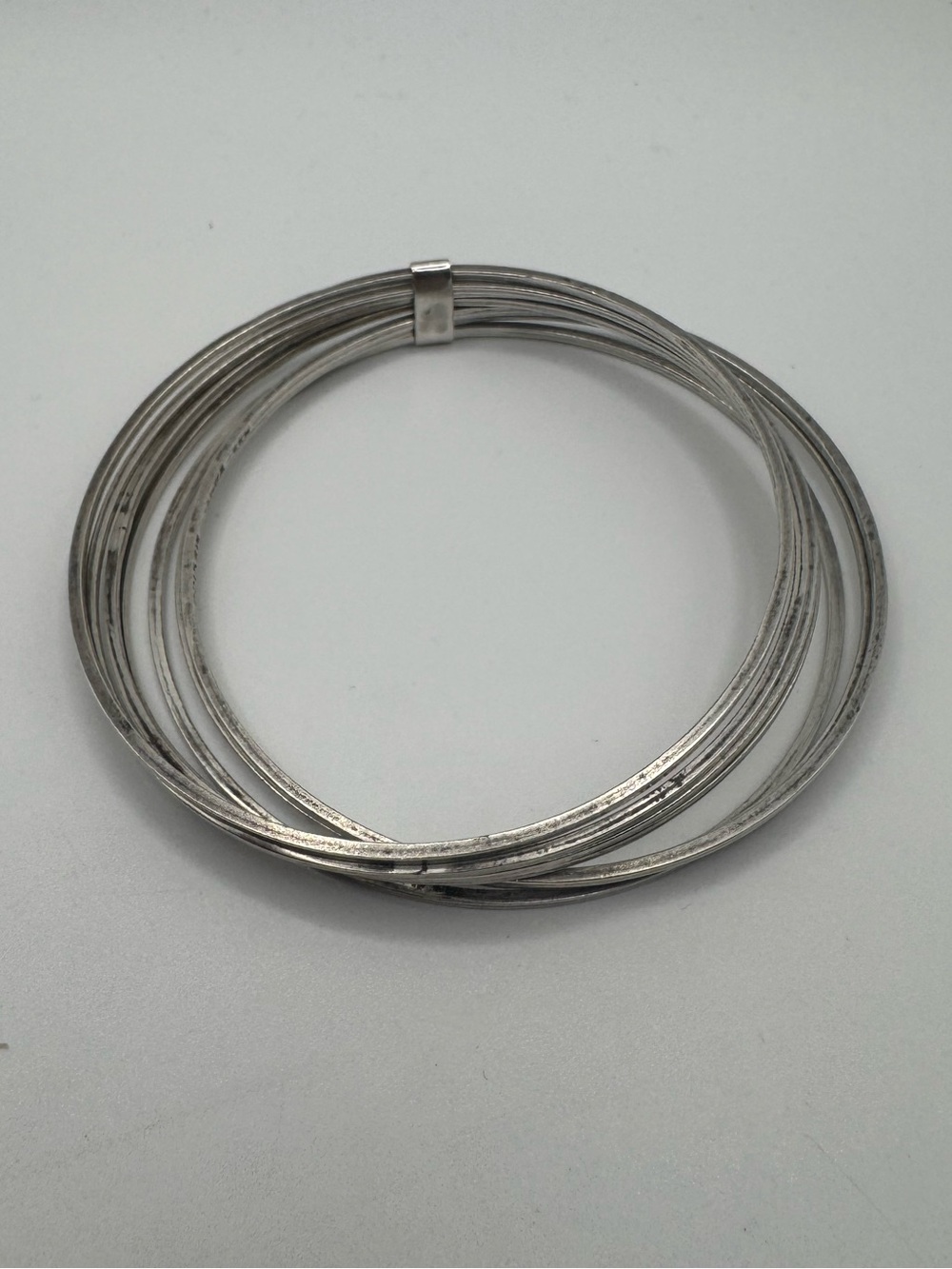 Vintage Taxco 925 Silver Multi Band
Bangle Bracelet